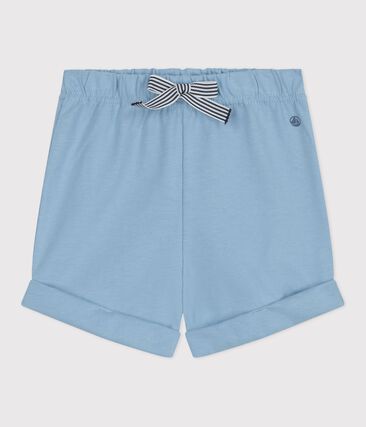 Short bébé en coton uni