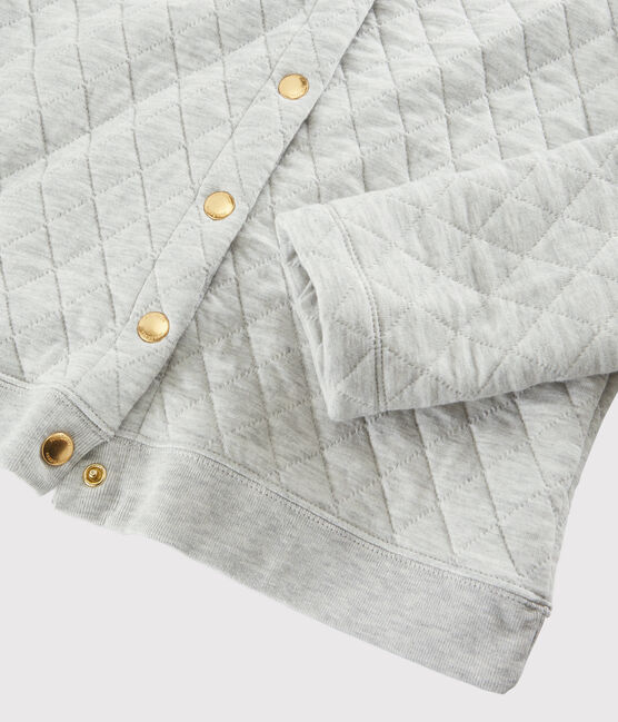 Cardigan en tubique Femme gris BELUGA CHINE