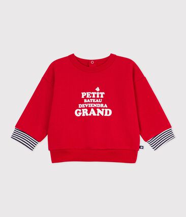 Sweatshirt bébé en coton à motifs