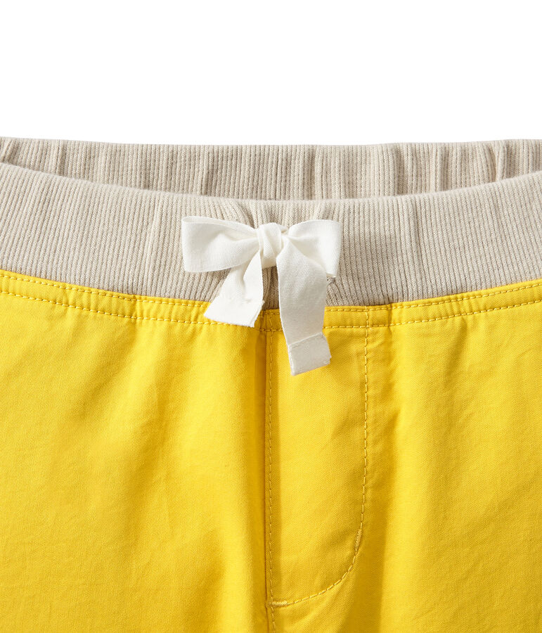 Short gar&ccedil;on jaune Ble