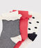 Lot de 3 paires de chaussettes enfant fille variante 1
