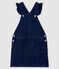 Robe salopette enfant fille bleu DENIM BLEU FONCE