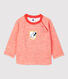 Tee-shirt en laine et coton bébé.