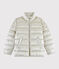 Doudoune en velours enfant Fille gris ARGENT