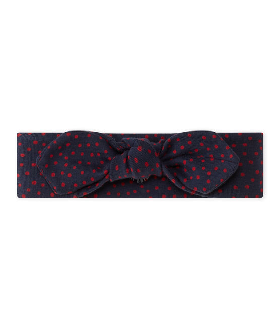 Bandeau cheveux fille à nœud bleu SMOKING/rouge TERKUIT