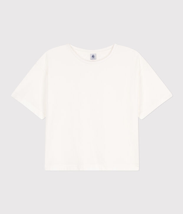 Tee-shirt LE BOXY en coton Femme blanc