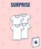 Lot surprise de 4 Tee-shirts manches courtes fille variante 1