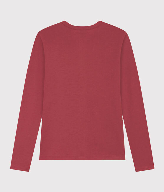 Tee-shirt L'ICONIQUE col rond en coton Femme rose PAPI