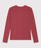 Tee-shirt L'ICONIQUE col rond en coton Femme rose PAPI