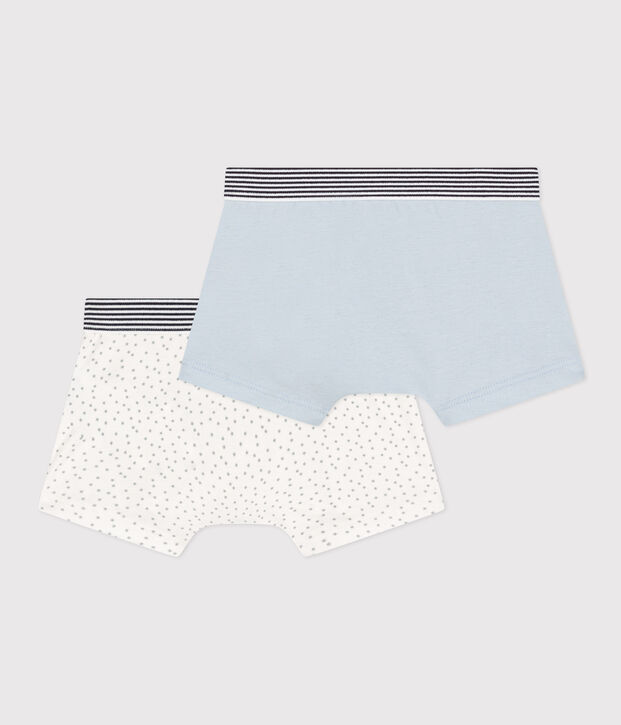Lot de 2 boxers &eacute;toile en coton petit gar&ccedil;on multicouleur