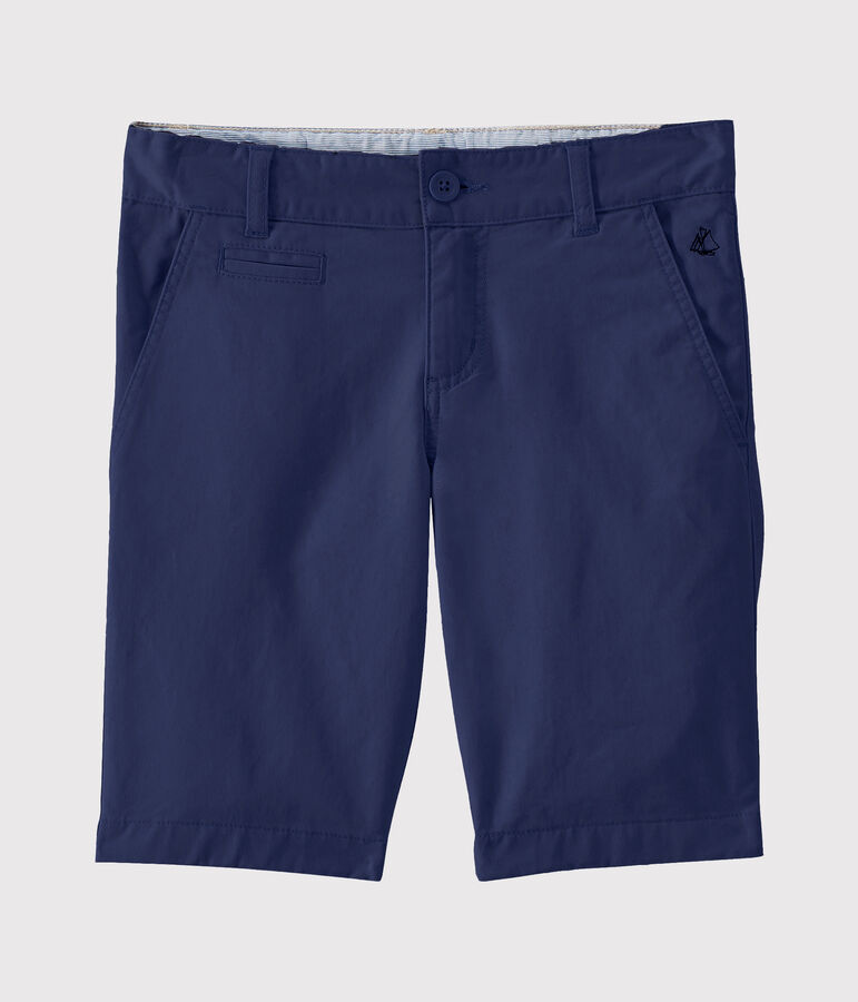 Bermuda enfant gar&ccedil;on bleu