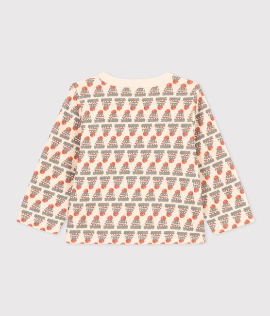 Cardigan en jersey épais imprimé bébé blanc AVALANCHE/ MULTICO