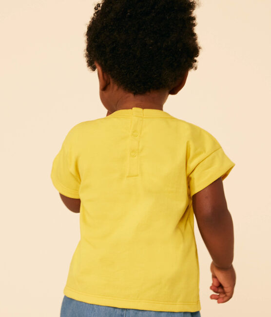Tee-shirt manches courtes en jersey léger bébé jaune NECTAR