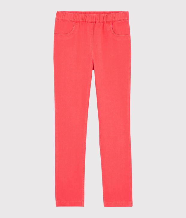 Jean slim stretch enfant fille rose