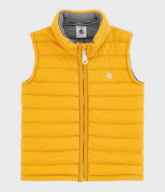 Blouson sans manches bébé garçon jaune BOUDOR