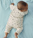 Combinaison longue en tubique bébé