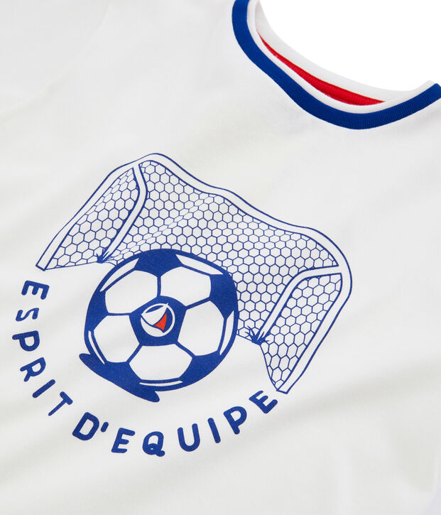 Tee-shirt enfant garcon blanc