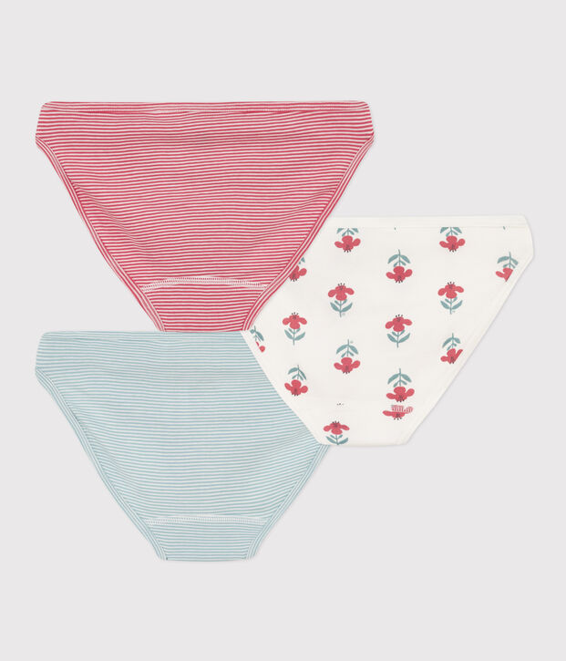 Lot 3 culottes en coton Femme multicouleur