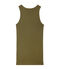 Débardeur femme en côte originale vert LITOP