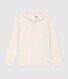 Tee-shirt manches longues en coton enfant fille