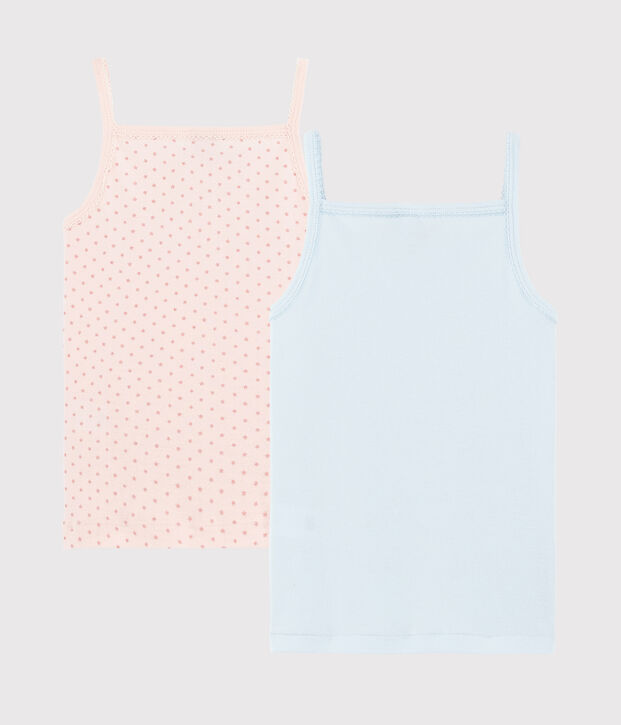 Lot de 2 chemises &agrave; bretelles &agrave; &eacute;toiles petite fille multicouleur
