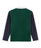 Polo rugby enfant garçon vert SOUSBOIS/bleu SMOKING