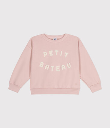 Sweatshirt en molleton enfant fille
