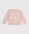 Sweatshirt en molleton enfant fille rose SALINE
