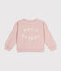 Sweatshirt en molleton enfant fille