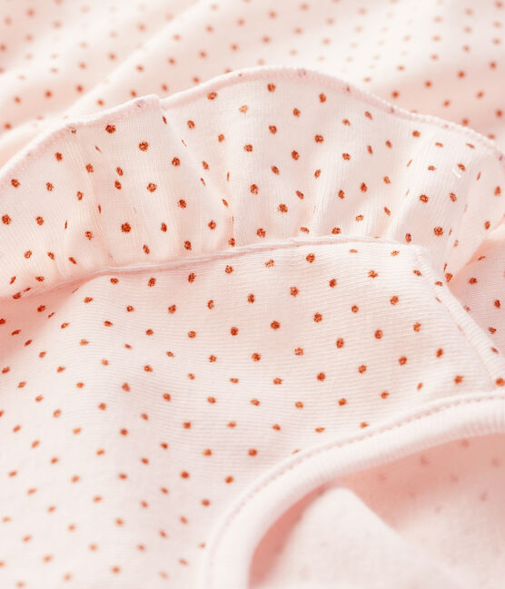 Robe sans manches bébé fille en maille rose FLEUR/rose COPPER