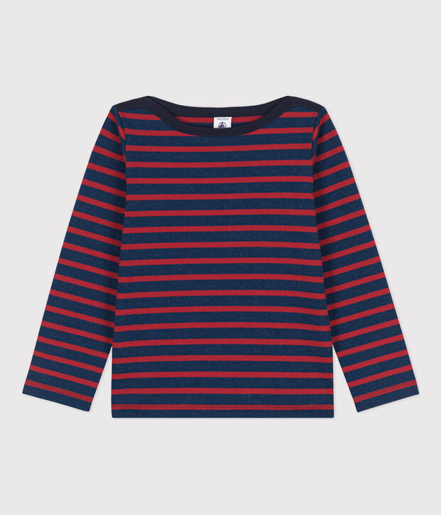 Marini&egrave;re en coton enfant fille / gar&ccedil;on bleu/rouge