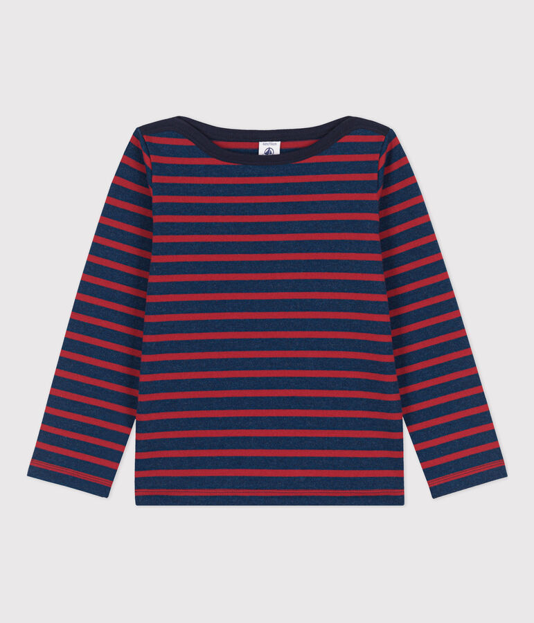 Marini&egrave;re en coton enfant fille / gar&ccedil;on bleu/rouge