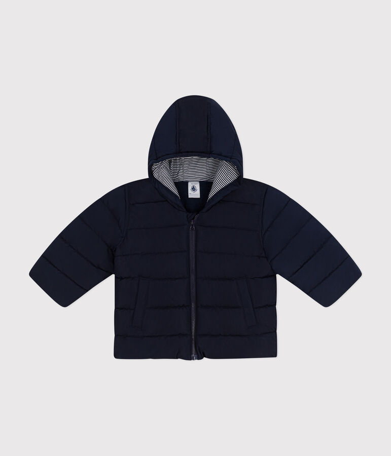 Doudoune doubl&eacute;e polaire b&eacute;b&eacute; bleu