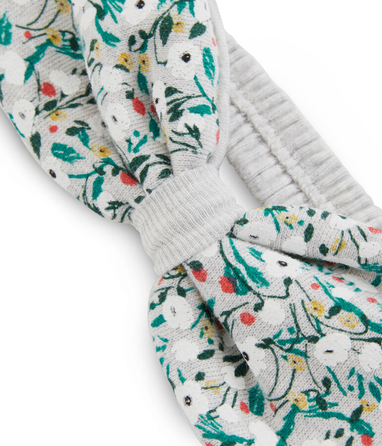Bandeau b&eacute;b&eacute; fille gris/multicouleur