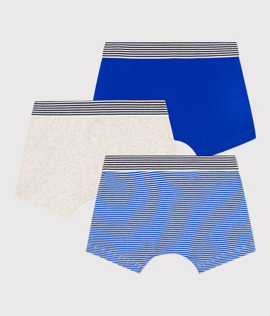 Lot de 3 boxers Petit Bateau en coton petit garçon variante 1