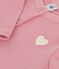 Cardigan enfant en molleton uni rose CHARME