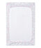 Drap housse bébé fille 120x60 blanc ECUME/blanc MULTICO