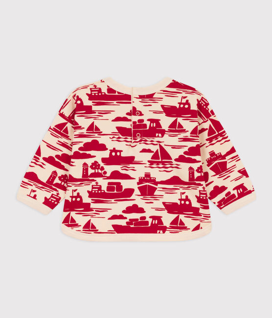 Sweatshirt bébé en molleton imprimé rouge AVALANCHE/ ROUGE