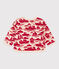 Sweatshirt bébé en molleton imprimé rouge AVALANCHE/ ROUGE