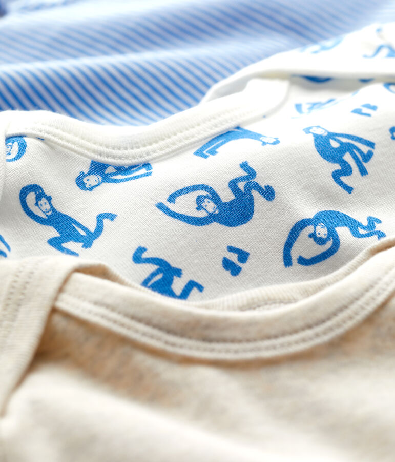 Lot de 3 bodies singes manches courtes en coton variante 1