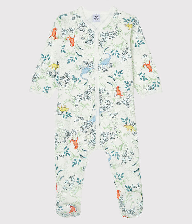 Dors bien b&eacute;b&eacute; gar&ccedil;on en c&ocirc;te blanc/multicouleur