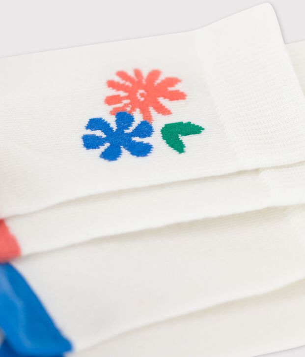 Lot de 2 paires de chaussettes enfant fille multicouleur