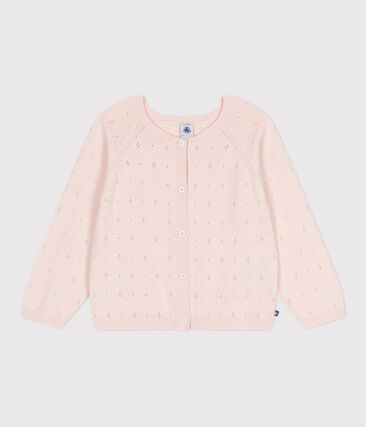 Cardigan enfant coton point fantaisie