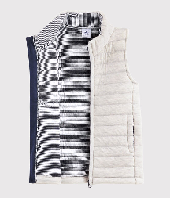 Blouson sans manche fille/garçon gris BELUGA CHINE