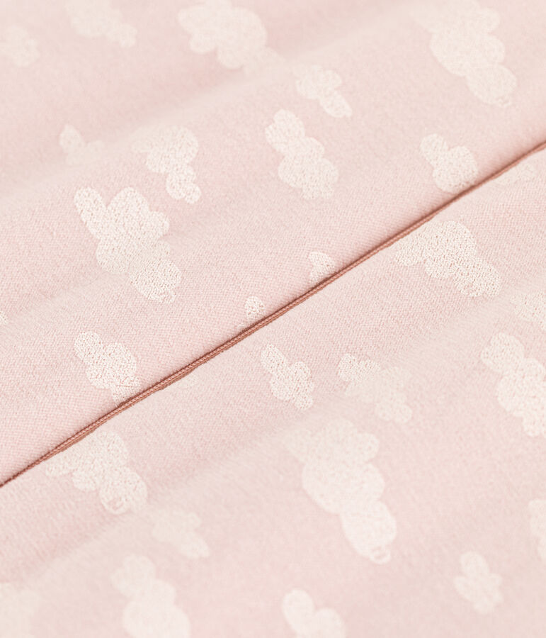 Gigoteuse nuages b&eacute;b&eacute; en velours TOG 2 rose/blanc
