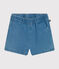 Short bébé en denim léger bleu DENIM CLAIR