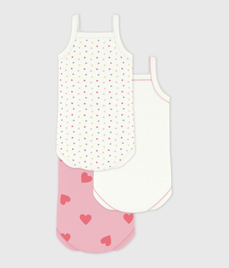 Lot de bodies bretelles en coton b&eacute;b&eacute; variante 1