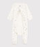 Bodyjama nuages en tubique blanc MARSHMALLOW/blanc MULTICO