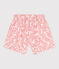 Short enfant en coton imprimé rose FLEUR/ SPI