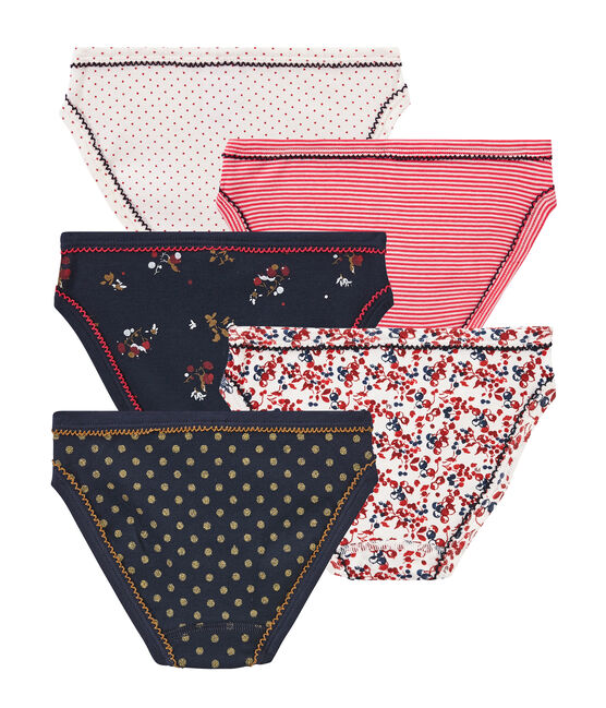 Lot de 5 culottes petite fille variante 1